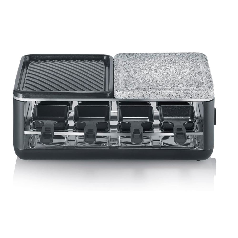 Parrilla Raclette SEVERIN RG 2366 con Piedra Natural y Placa Cerámica